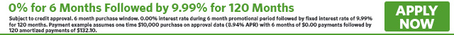 1069 - Mixed Rate 0% for 6 Months Followed by 9.99% for 120 Months
